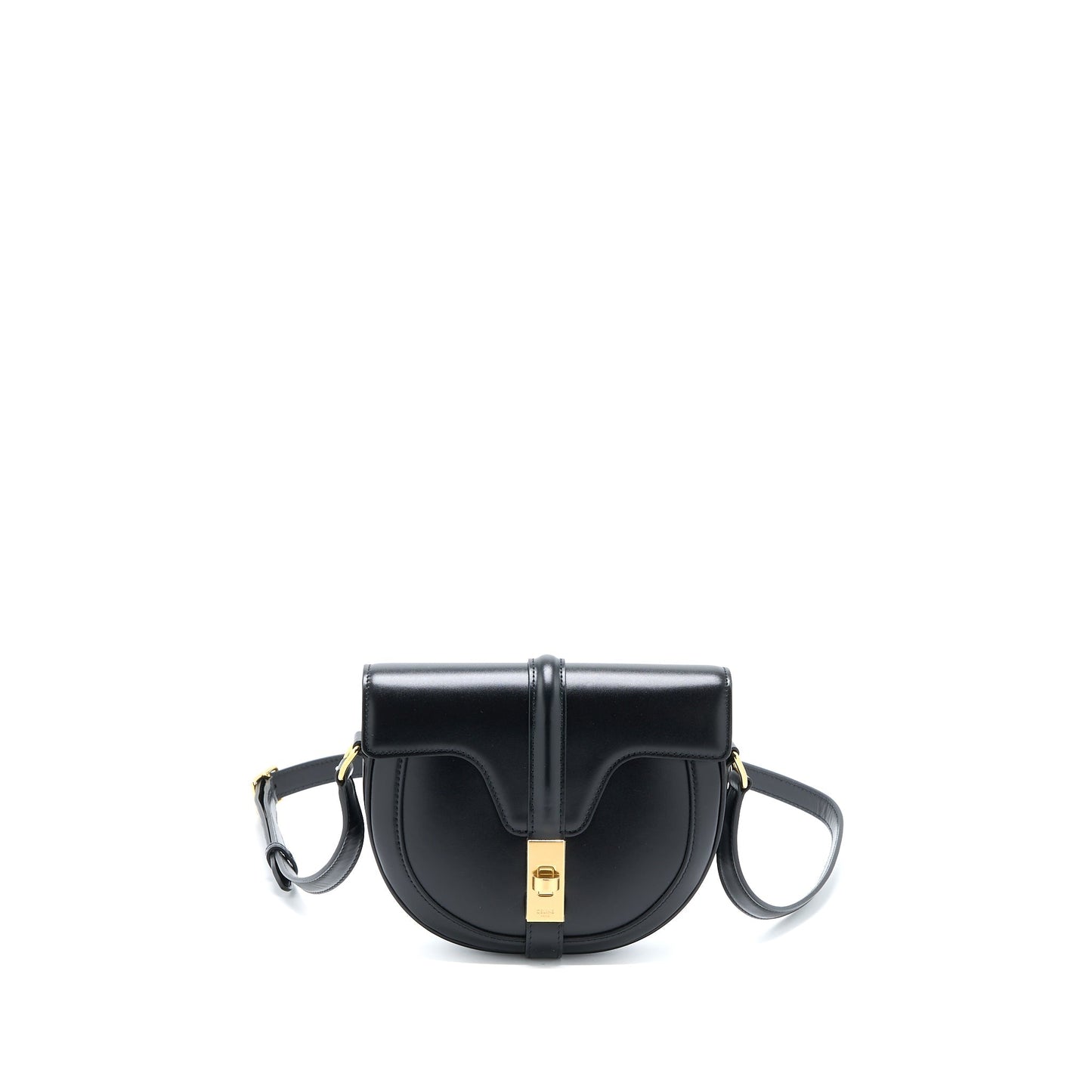Celine Besace Purse Calfskin Handbag Black Travel Bag