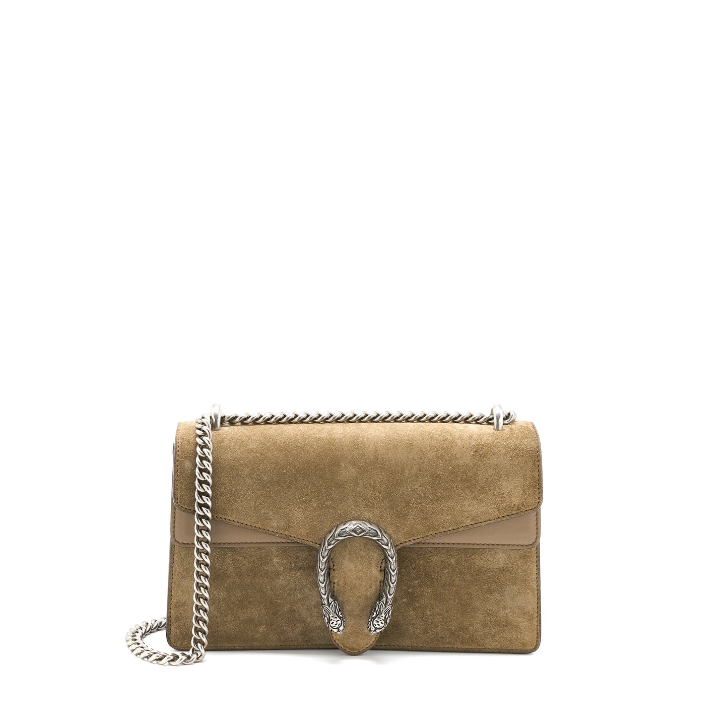 Gucci Small Dionysus Bag Dark Shw Leather Suede Travel Bag