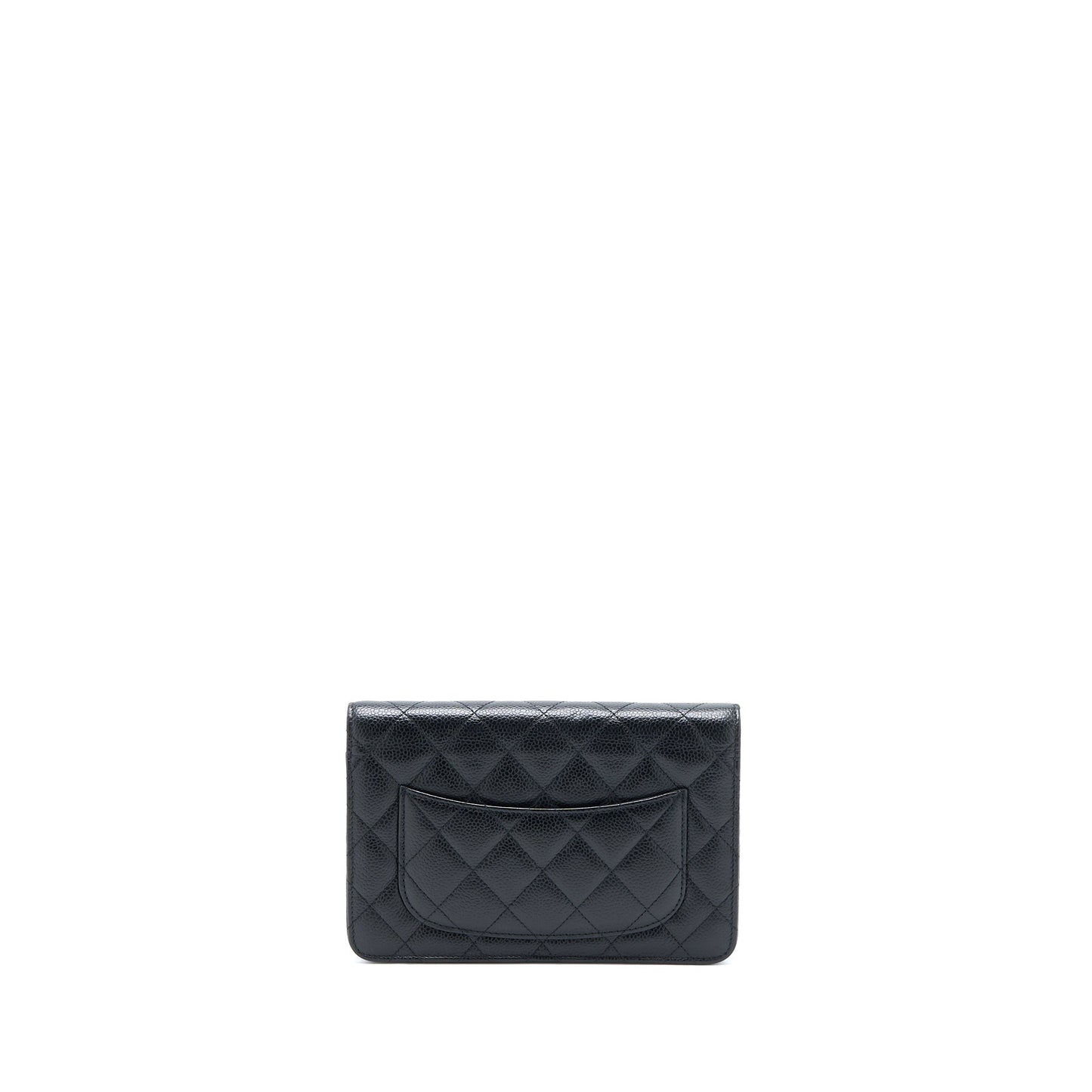 Chanel Classic on Caviar GHW Black Wallet Case Ghw 13
