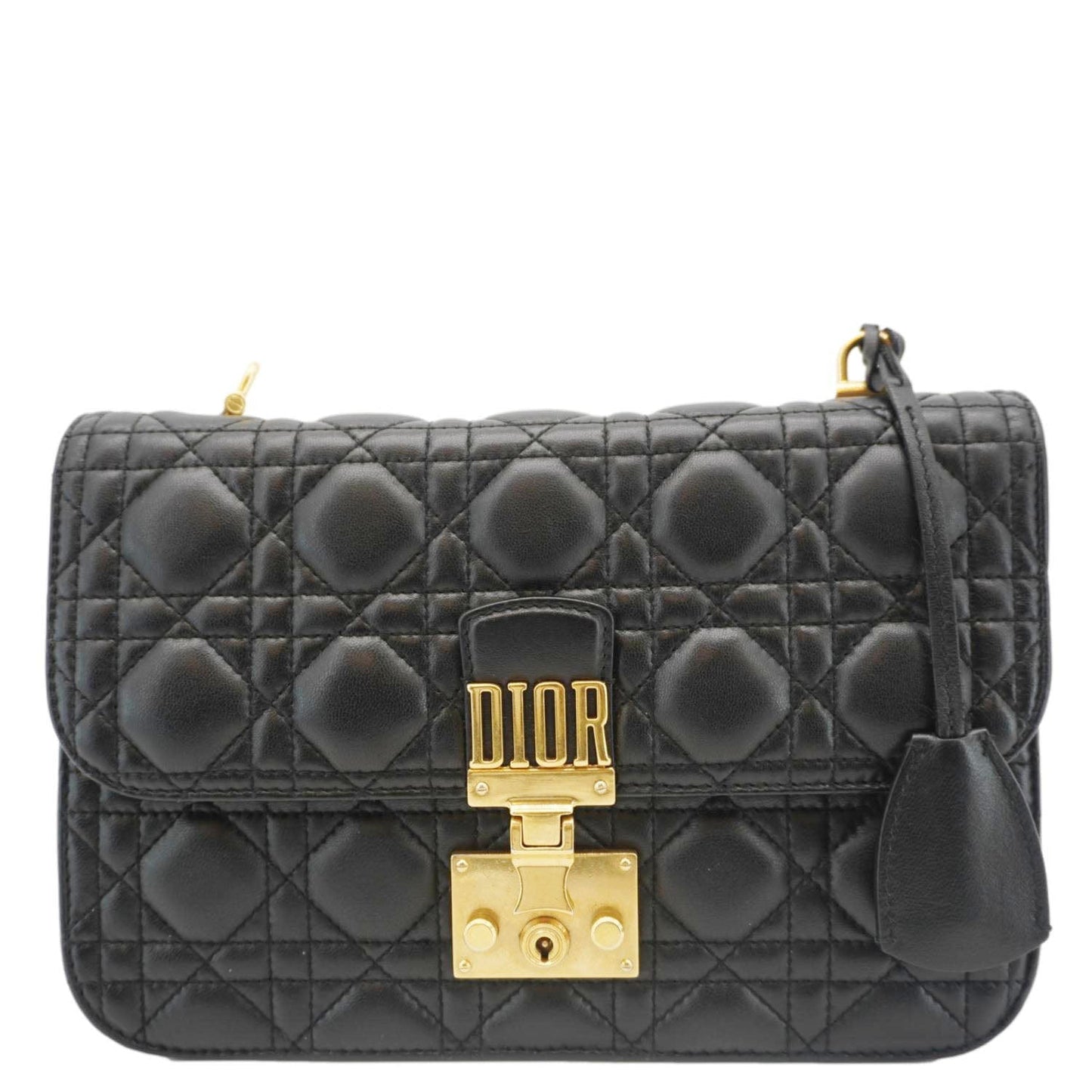 Dior addict Lambskin Crossbody Bag Leather Quilted
