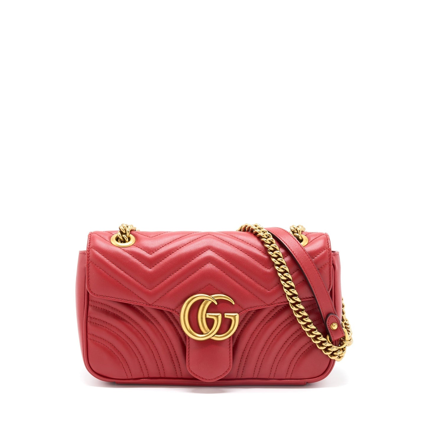 Gucci Marmont Bag Red Small Travel Bag