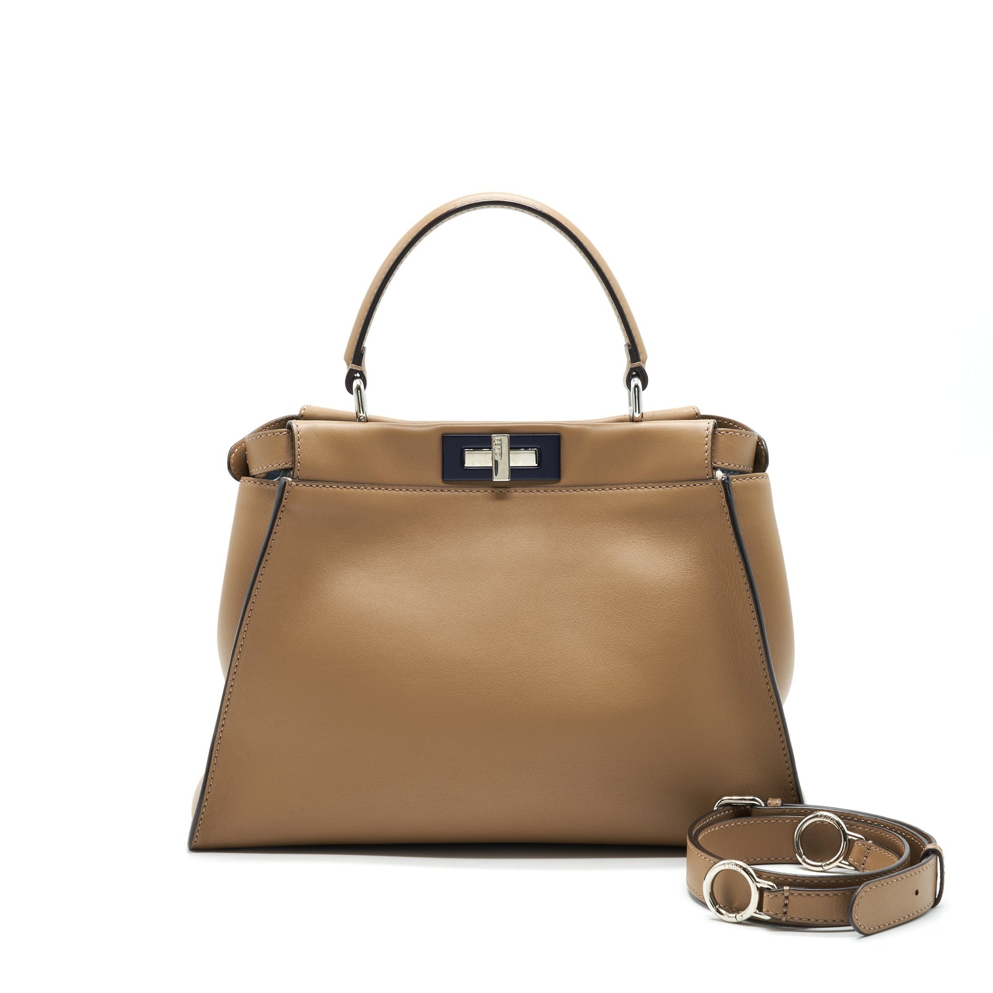 Fendi Purse Beige Medium Travel Bag