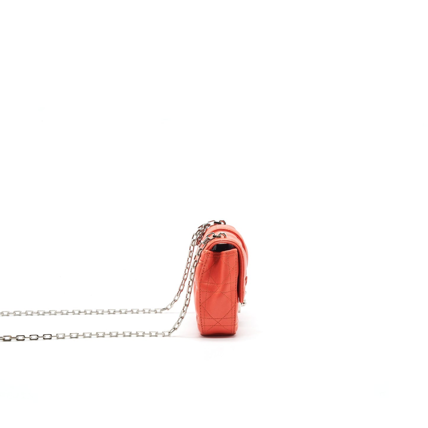 Dior Christian Miss Purse In Coral Handbag Small Flap Travel Bag