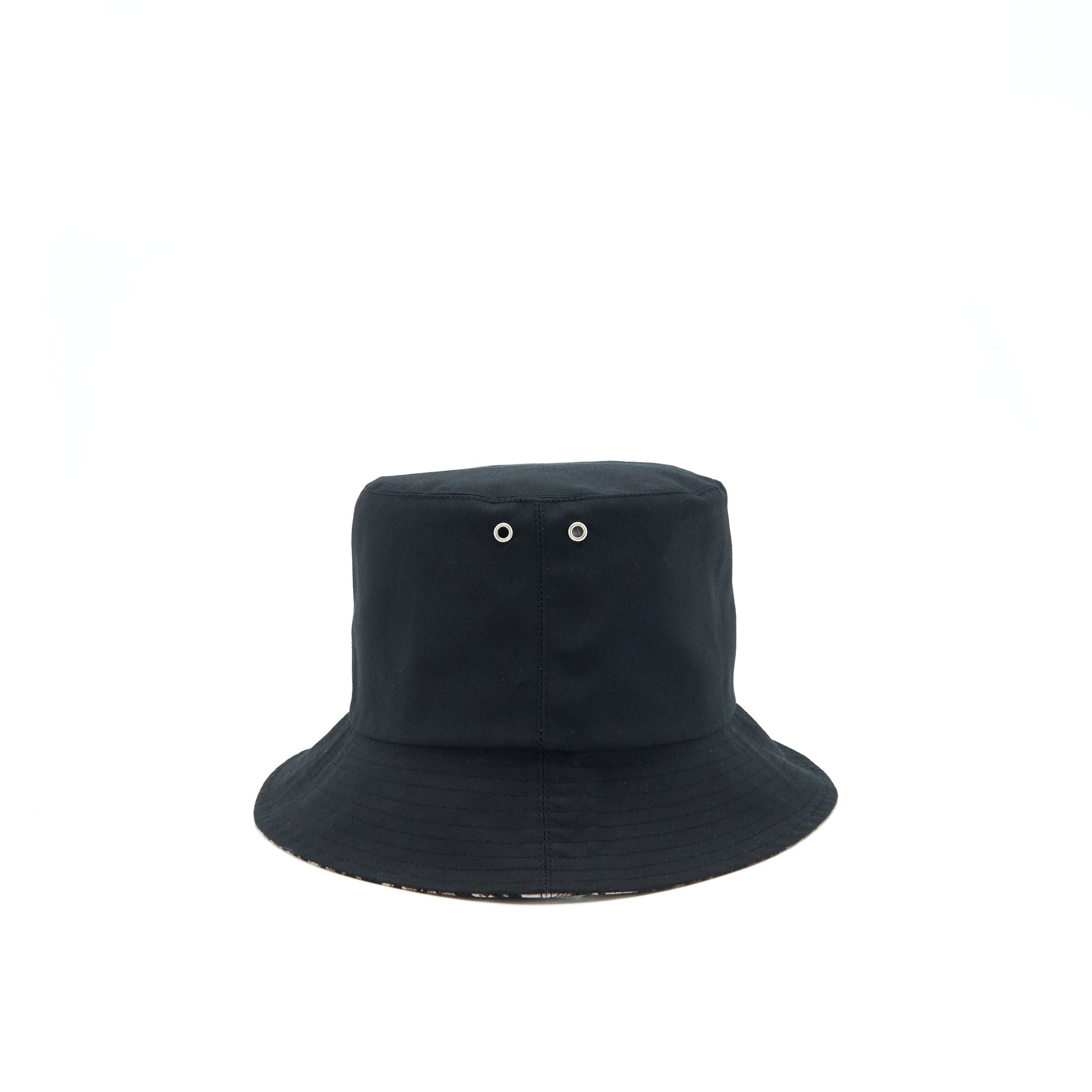 Dior Size Hat Oblique Handbag Black Bucket Bucket Bag