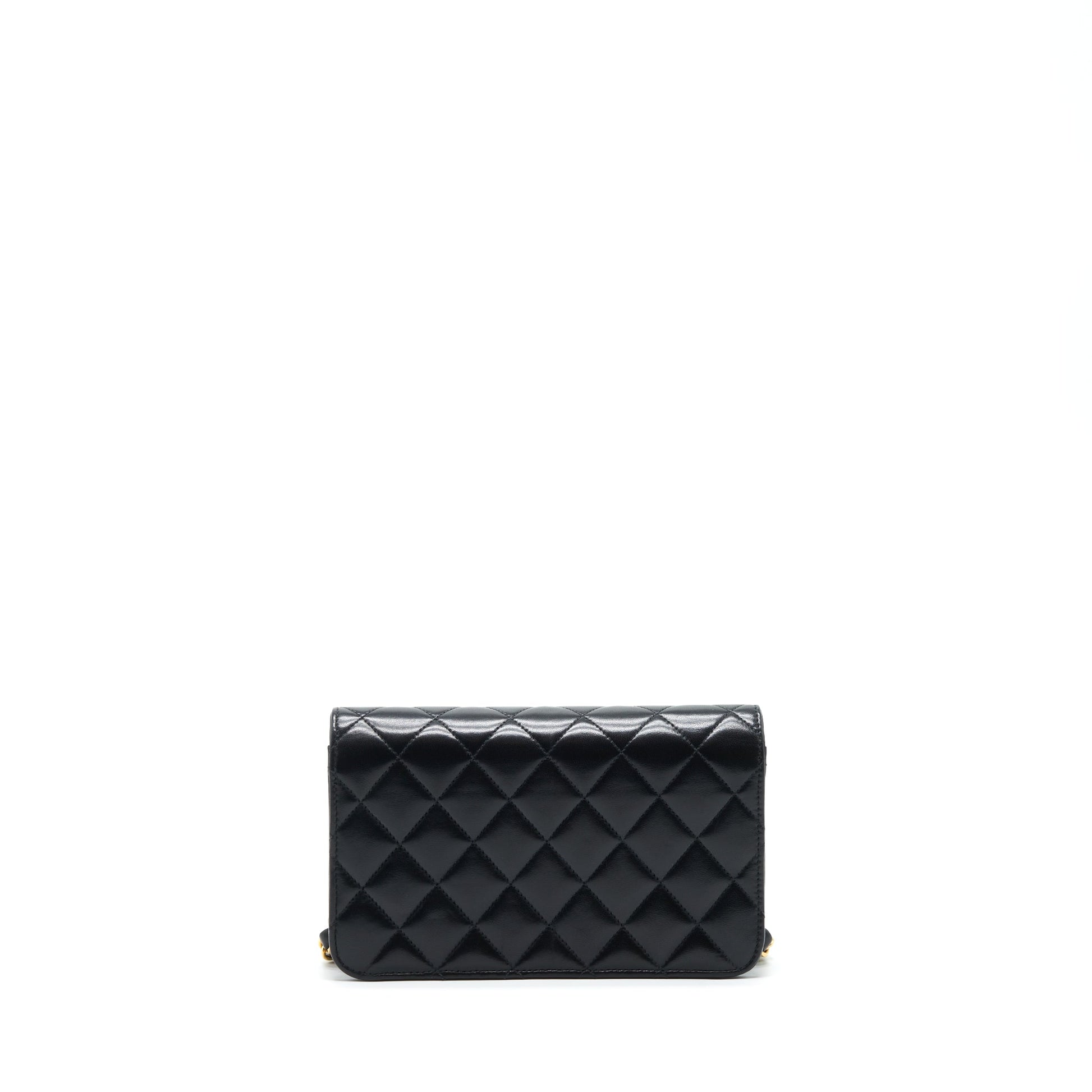 Chanel Quilted Flap Lambskin GHW Black Shoulder Bag