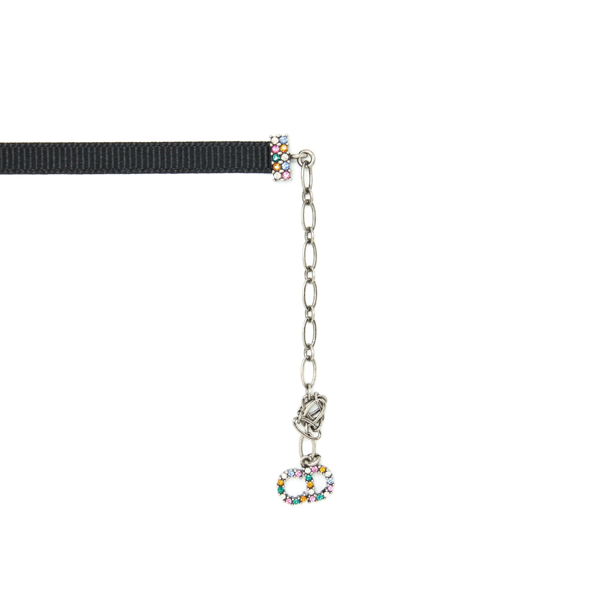 Dior Letter Choker Multicoloured Handbag Black Travel Bag