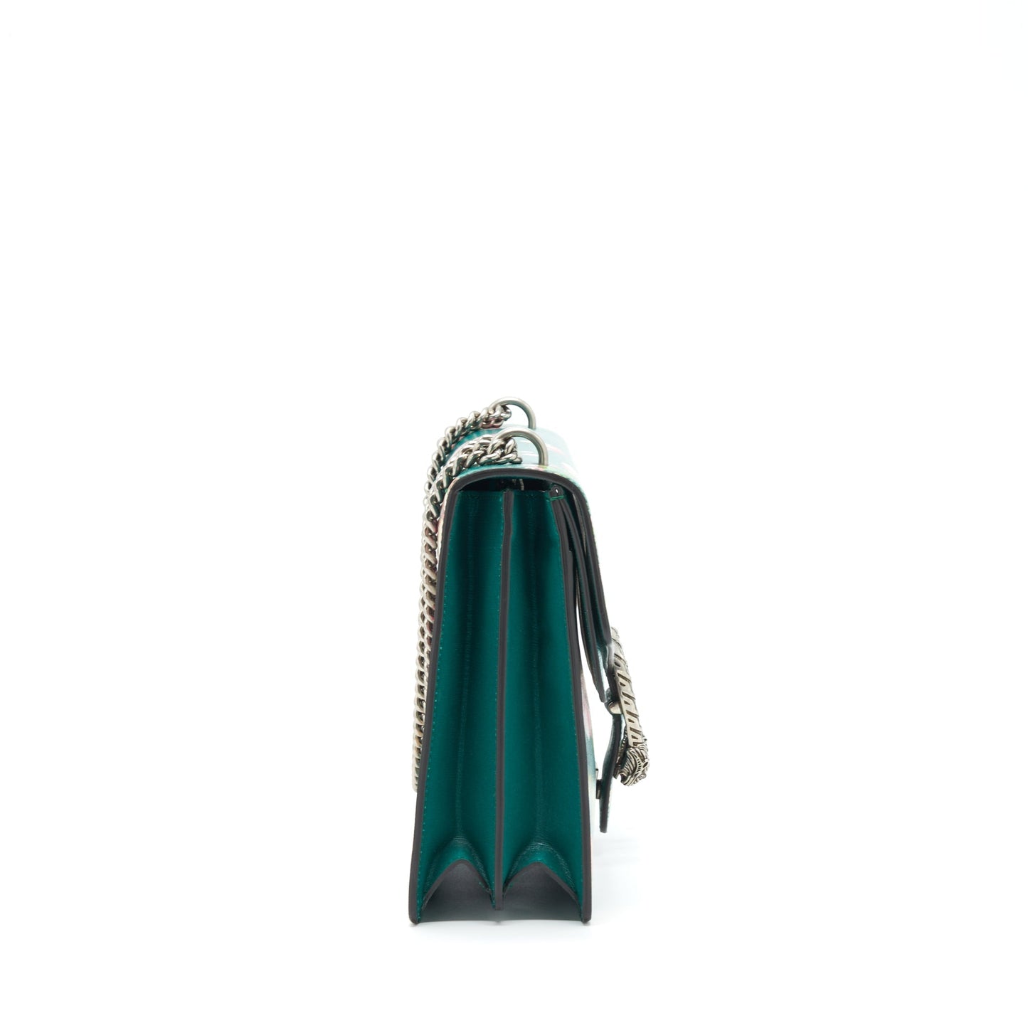 Gucci Dionysus Shoulder Bag Flower Green Large