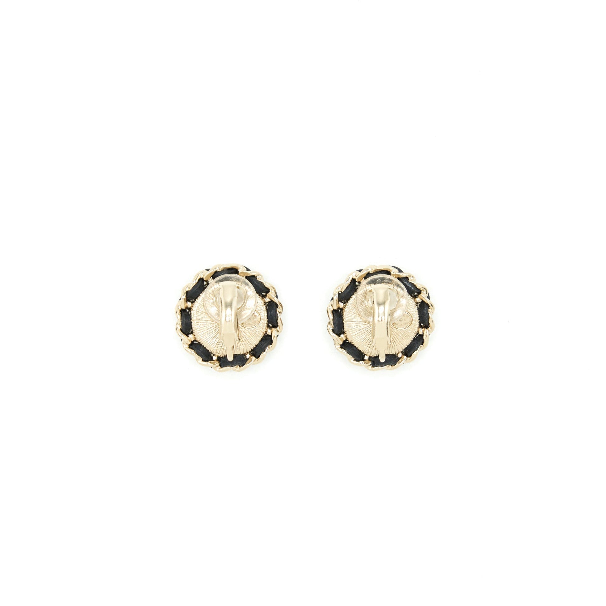 Chanel 22P Round Ear Clip LGHW Handbag