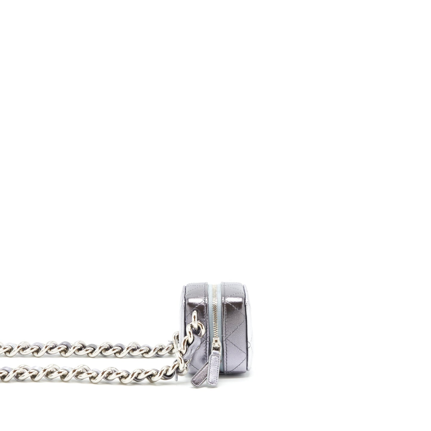 Chanel Vanity Giant SHW Silver Mini Bag