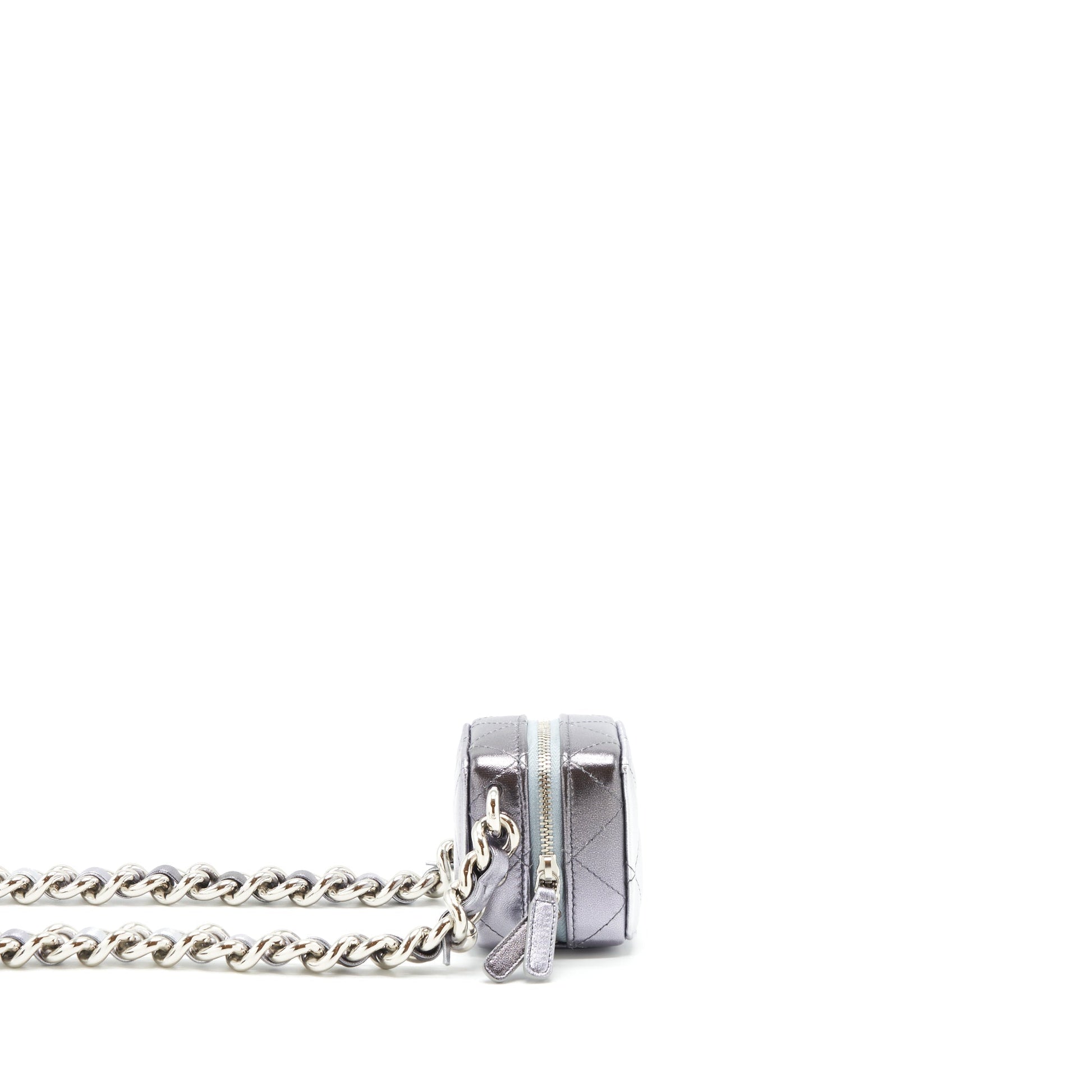 Chanel Vanity Giant SHW Silver Mini Bag