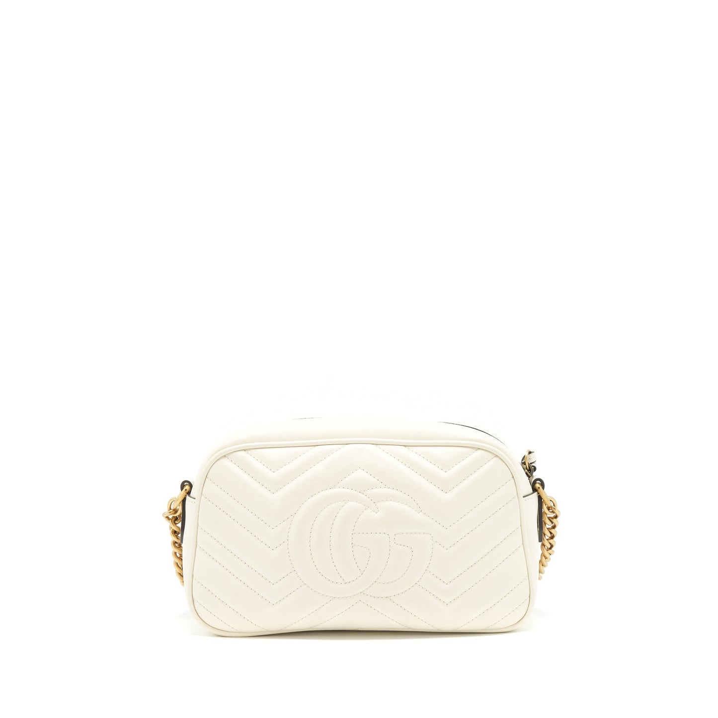 Gucci Marmont Camera Bag White Travel Bag