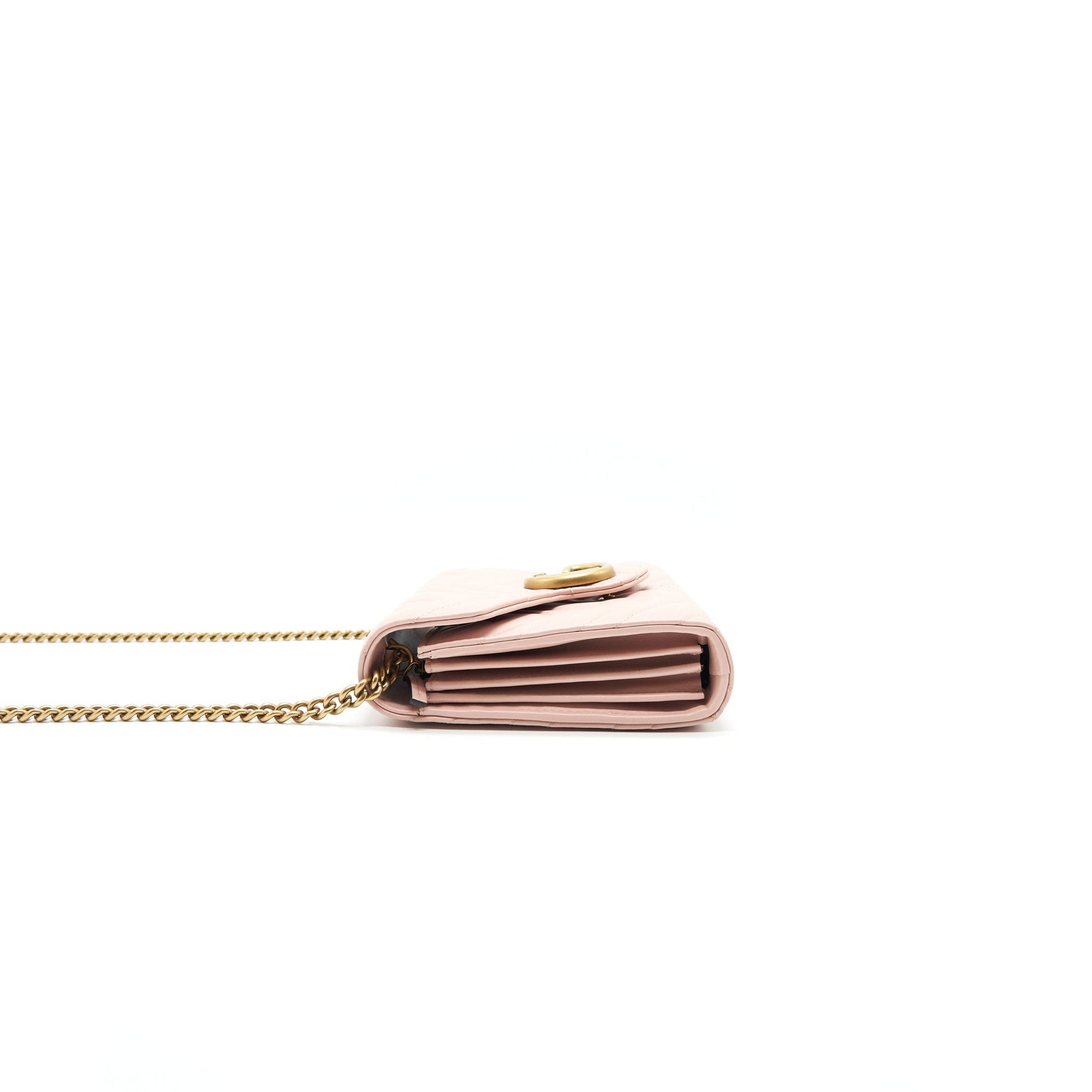 Gucci Marmont Bag Matelasse Pink Travel Bag