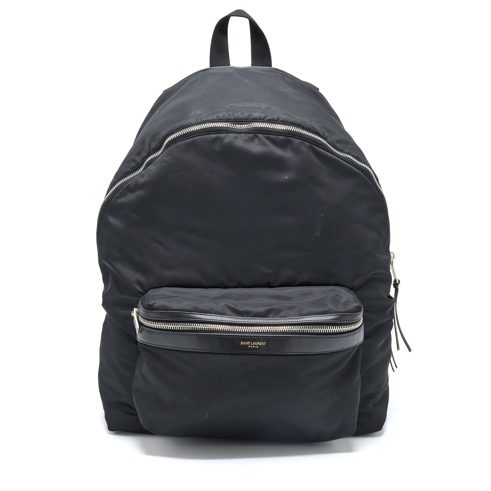 YSL Saint Laurent City Backpack Nylon Black