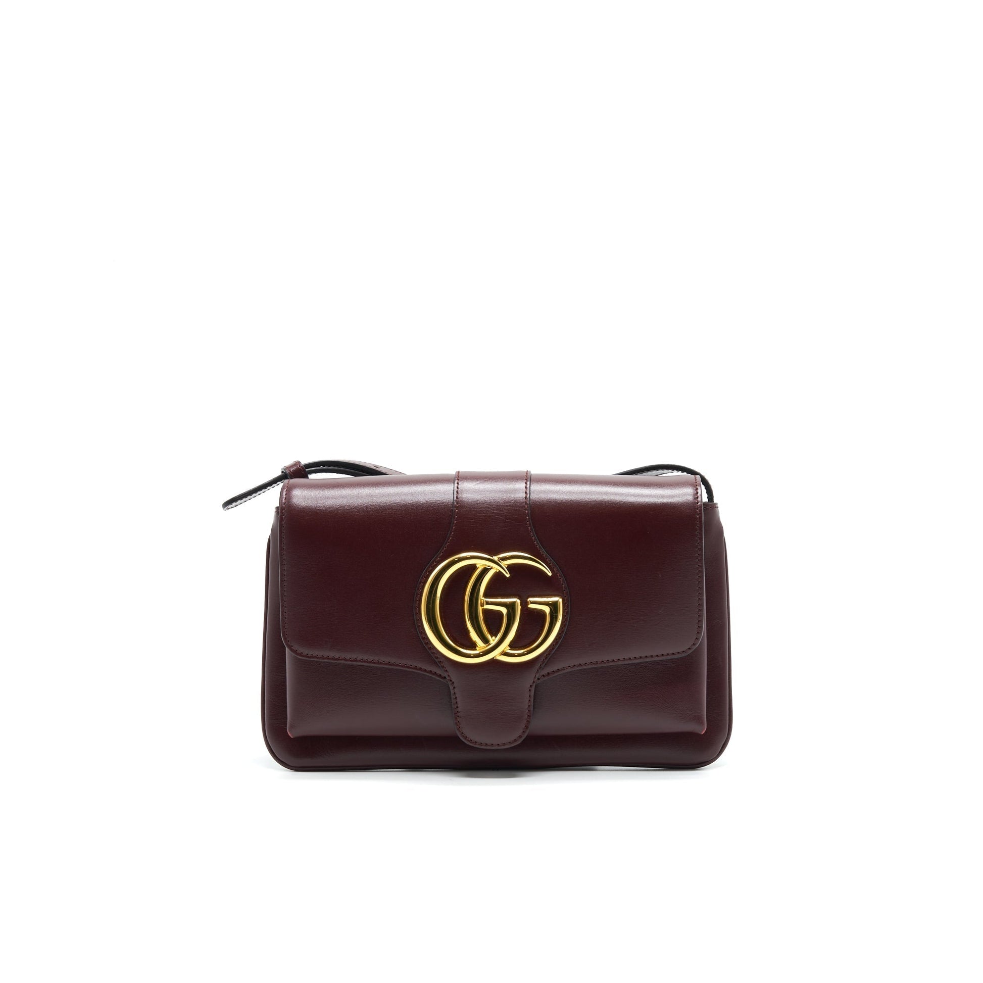 Gucci Arli Shoulder Bag Burgundy With Small