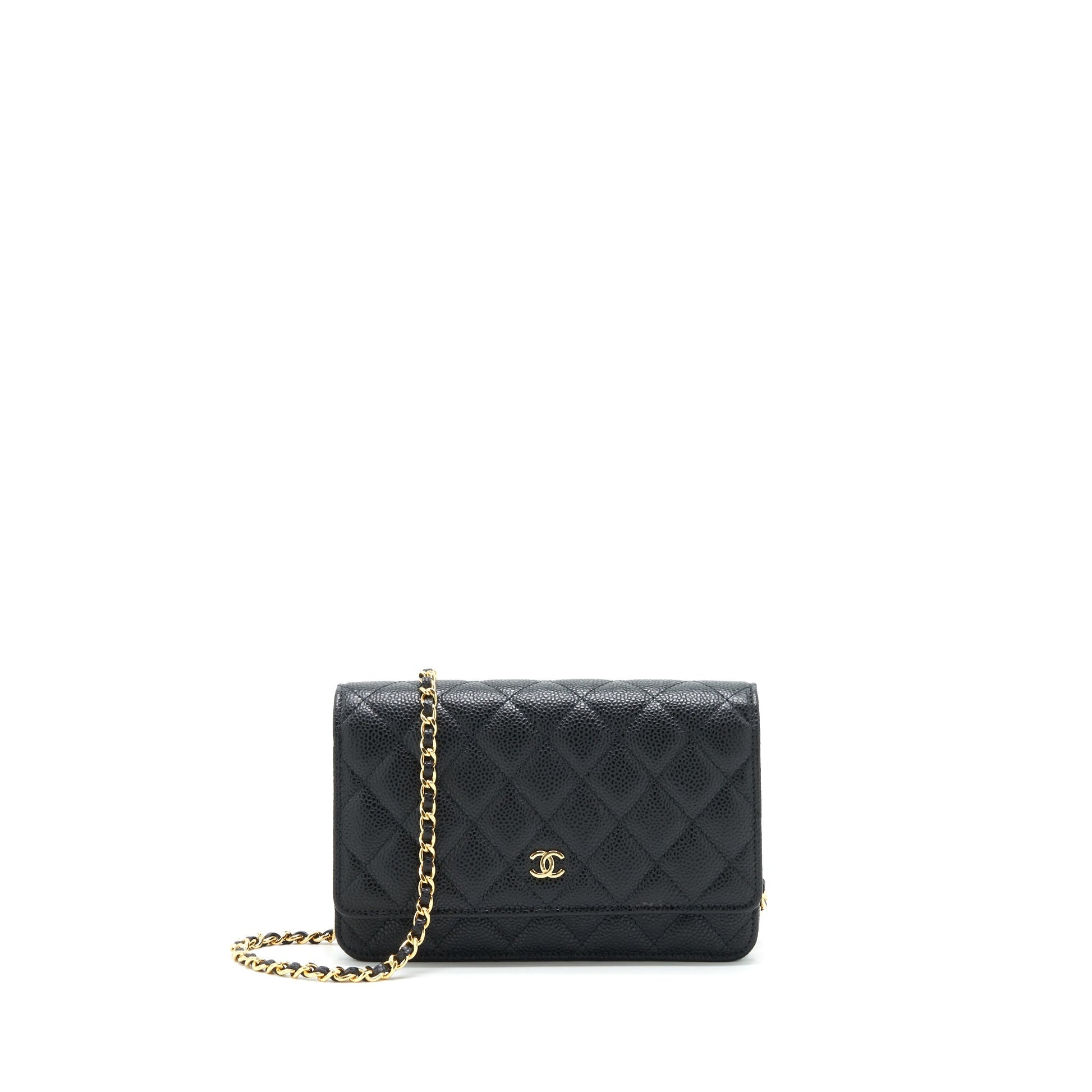 Chanel Classic on Caviar GHW Black Wallet Case Ghw 1