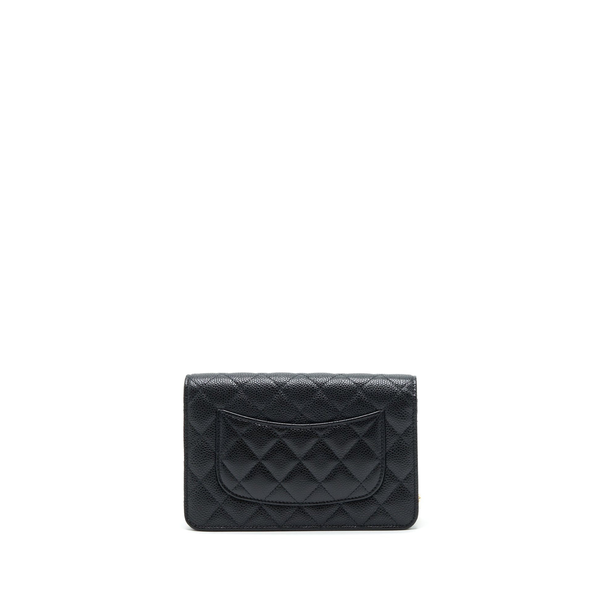 Chanel Classic on Caviar GHW Black Wallet Case Ghw 1