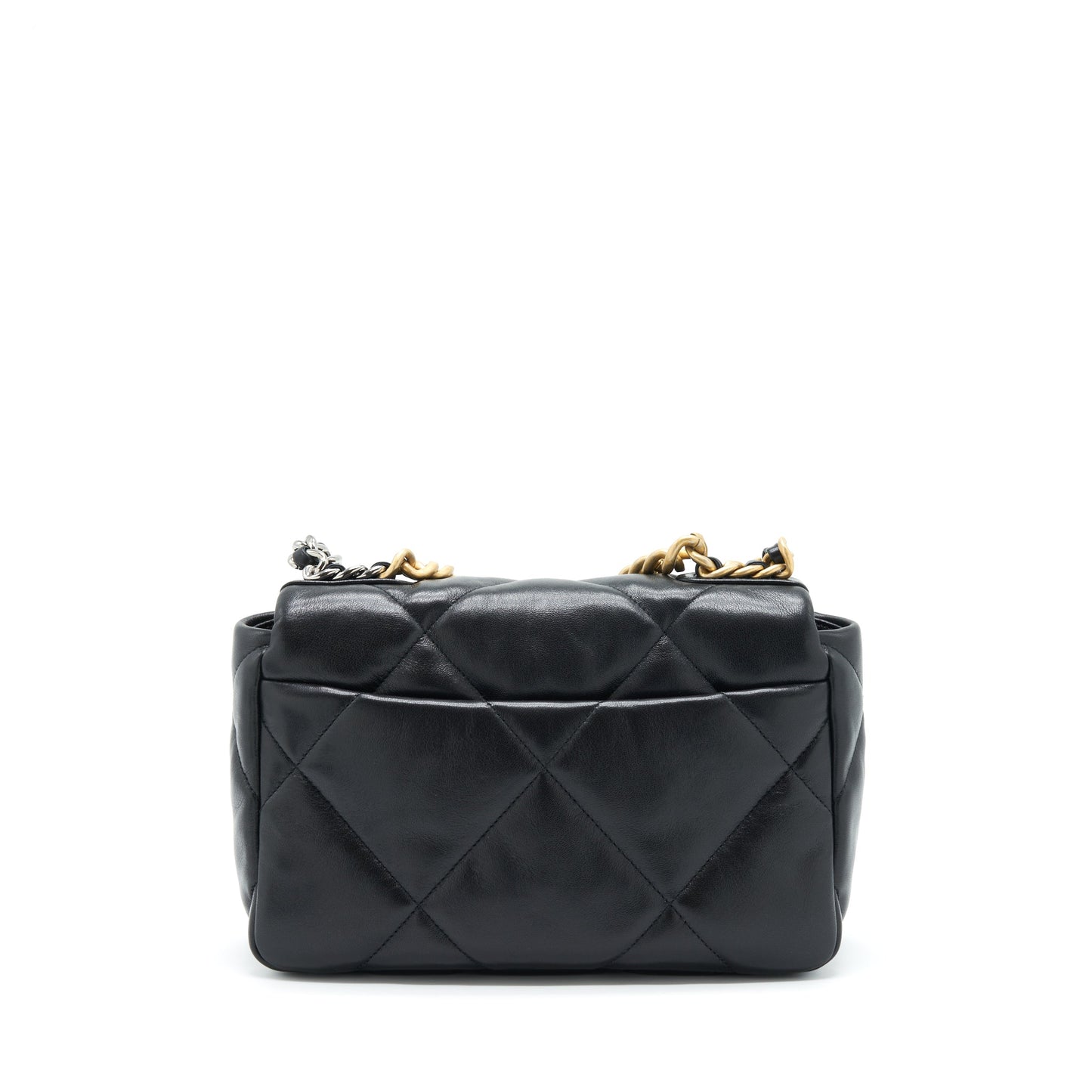 Chanel 19 Black Small Handbag Black 2