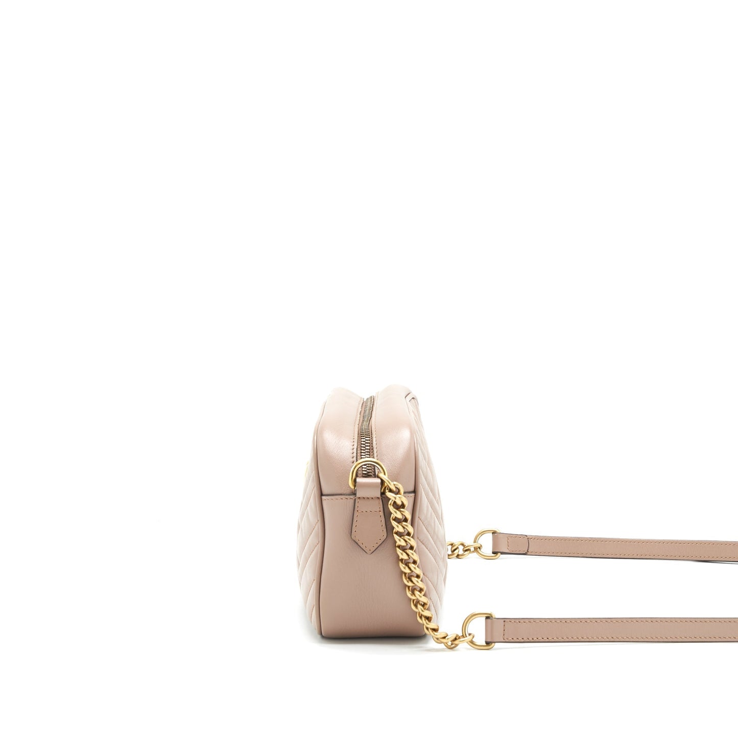 Gucci Marmont Camera Bag Matelasse Beige Travel Bag