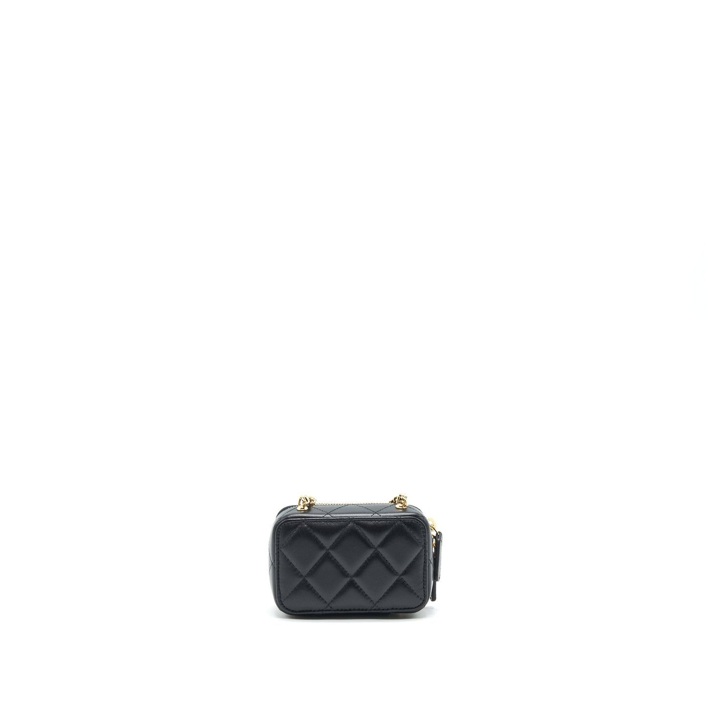 Chanel 21K GHW Black Clutch Bag