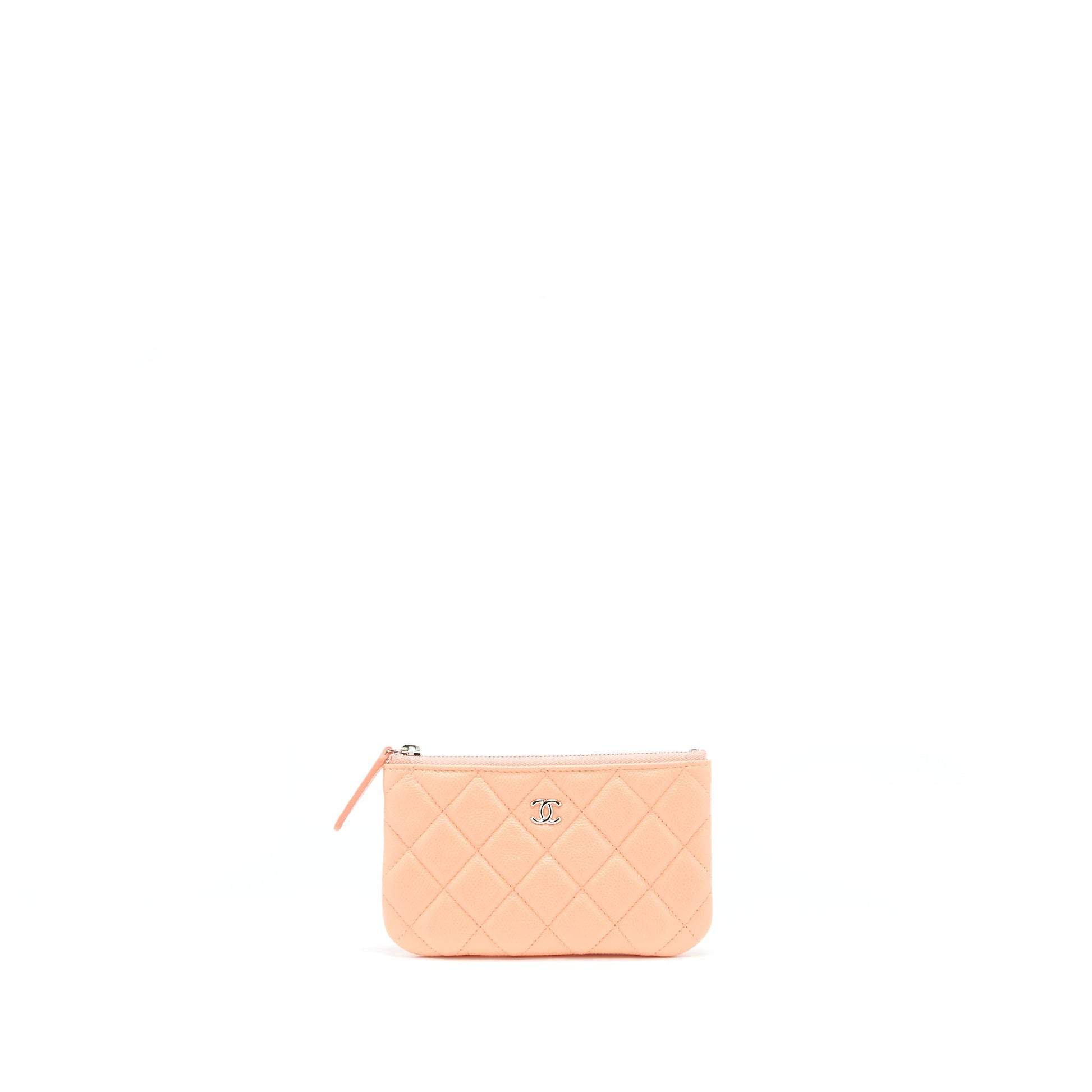 Chanel Ocase Zip Coral Caviar Mini Bag