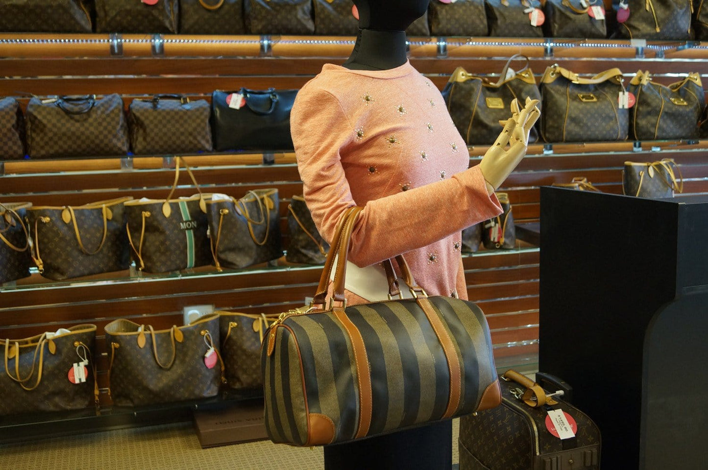 Fendi Bag Satchel Handbag Leather Brown Satchel Bag