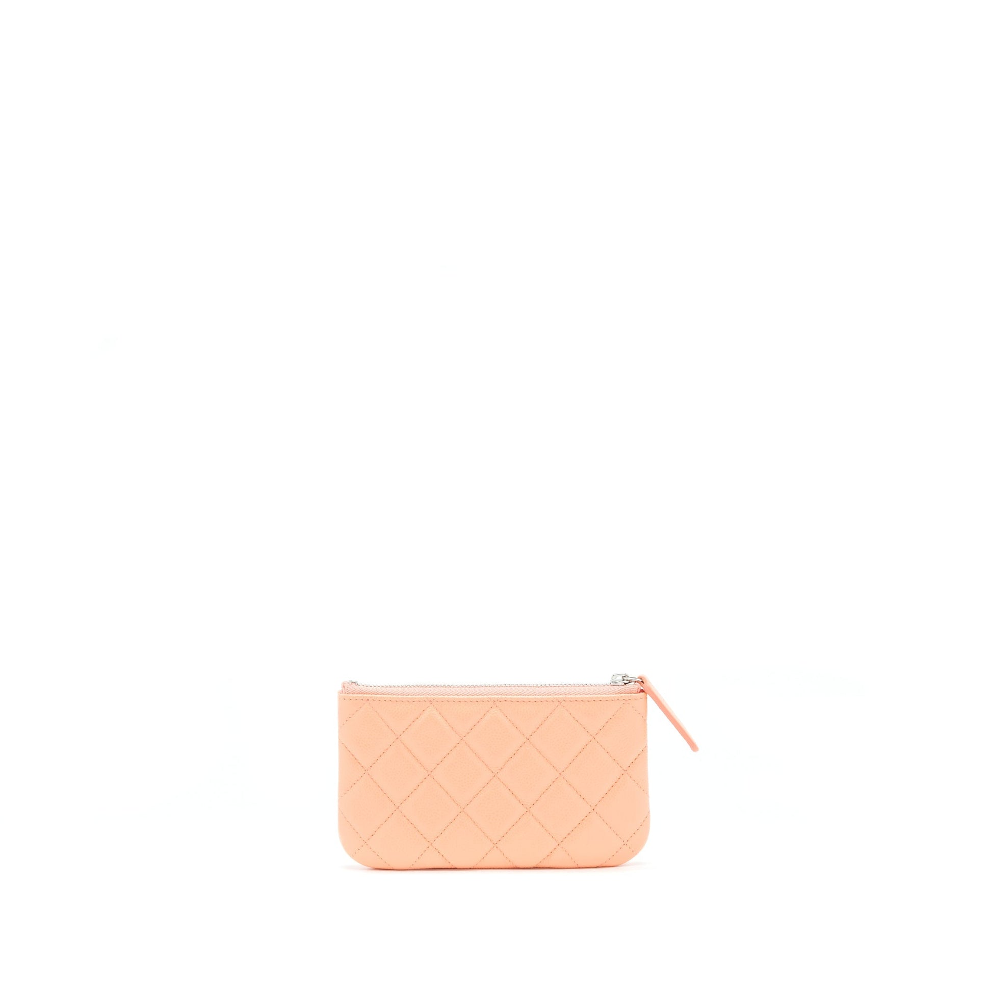 Chanel Ocase Zip Coral Caviar Mini Bag