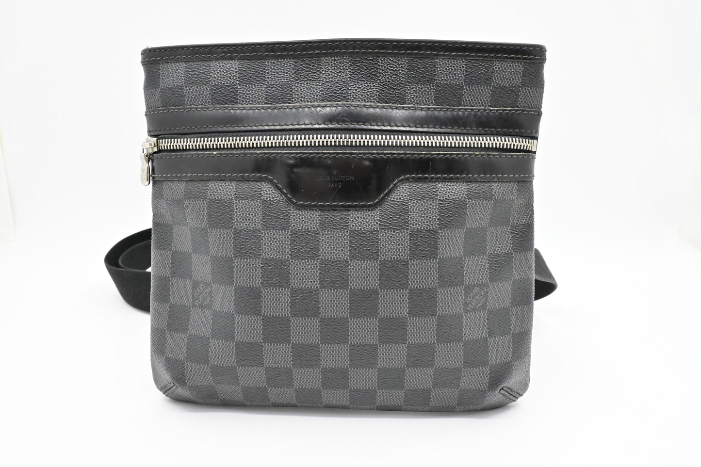 Louis Vuitton Thomas Graphite Canvas Damier Handbag