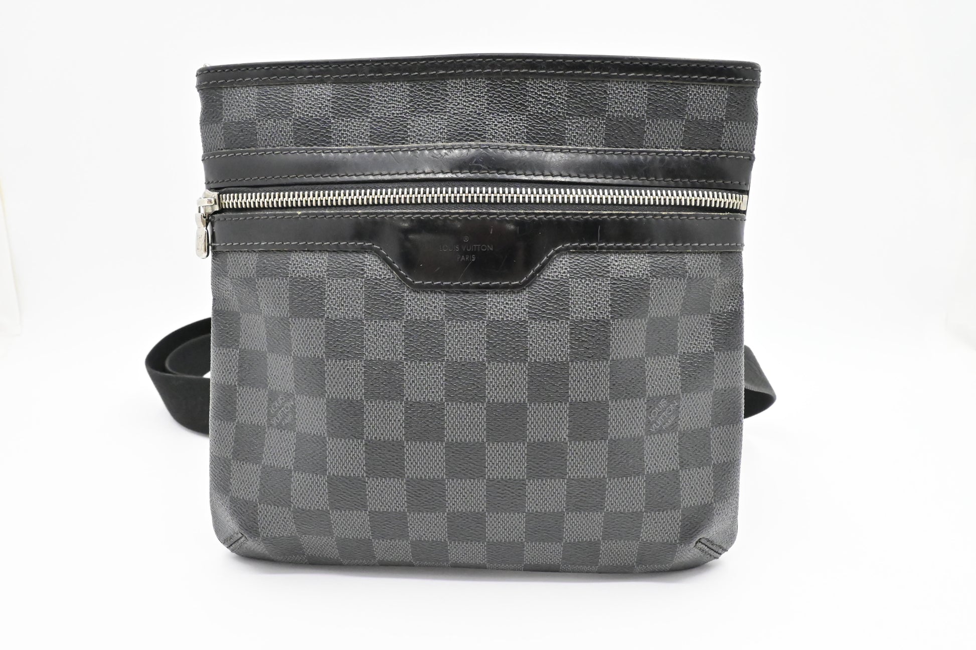 Louis Vuitton Thomas Graphite Canvas Damier Handbag