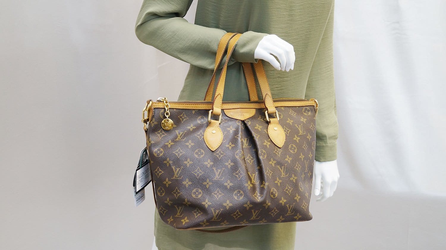 Louis Palermo Pm Shoulder Bag Canvas Monogram