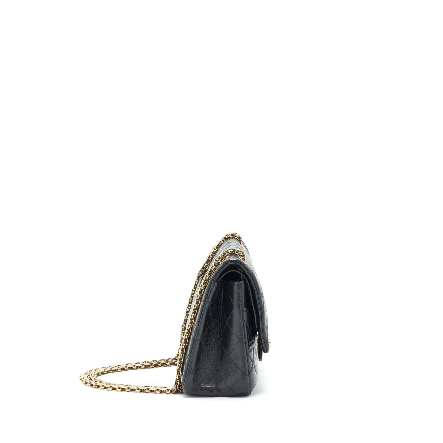Chanel reissue 2.55 GHW Black Small Handbag