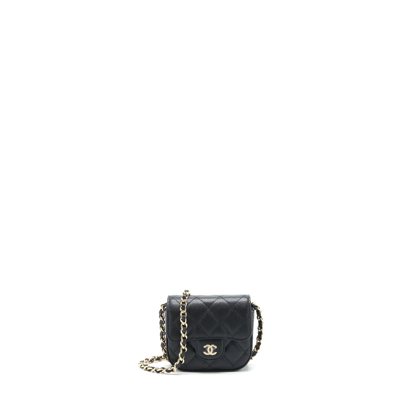 Chanel flap Vanity Caviar LGHW Black Mini Bag