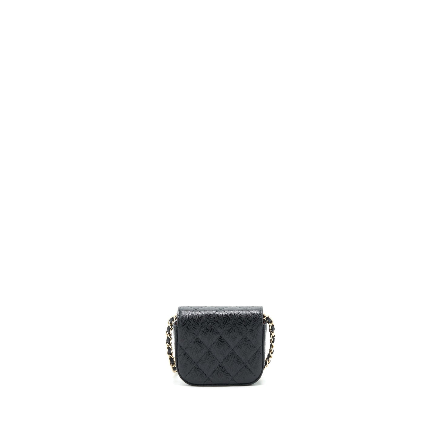 Chanel flap Vanity Caviar LGHW Black Mini Bag