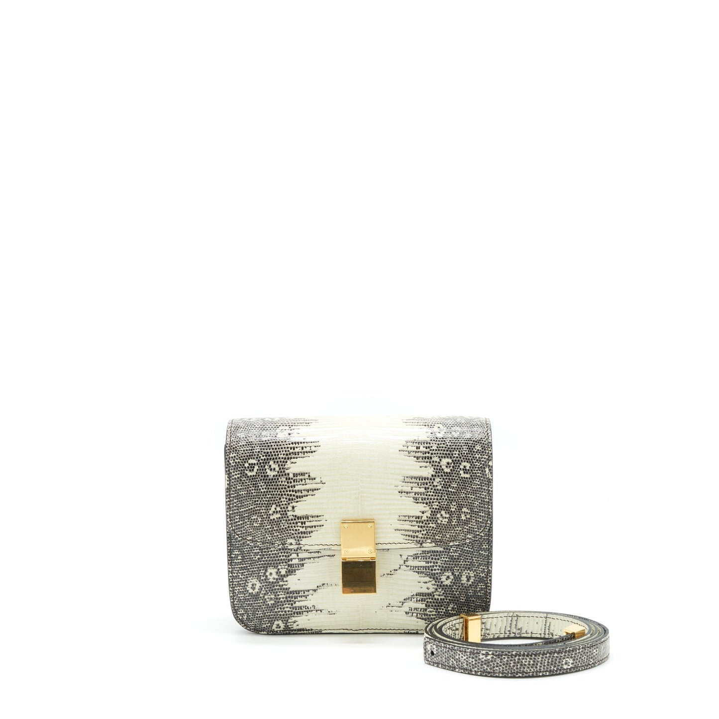 Celine Teen Classic Purse Lizard Handbag Travel Bag
