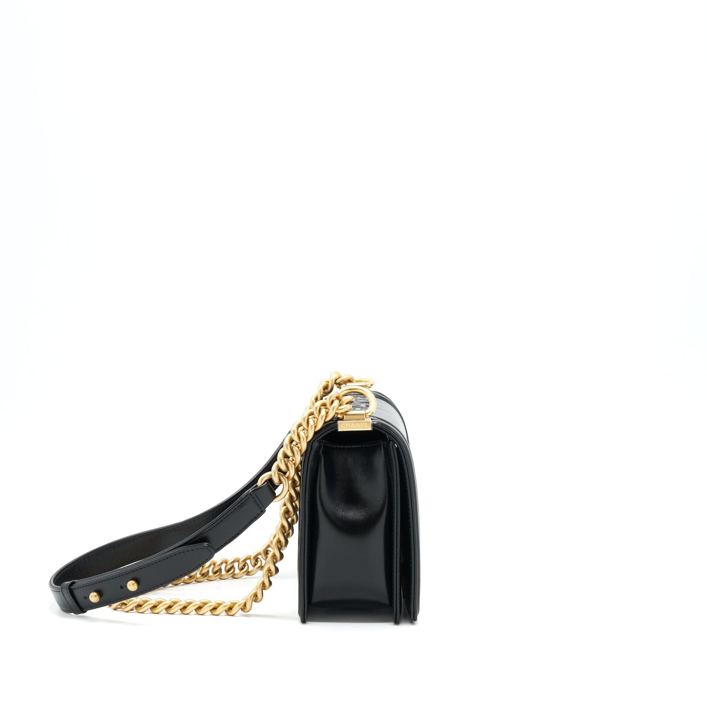 Chanel 22P Boy Calfskin GHW Black Mini Bag