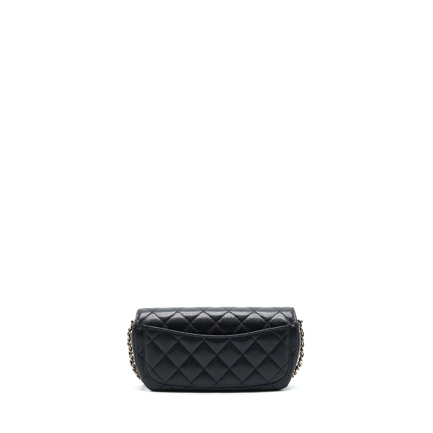Chanel Glass caviar LGHW Black Mini Bag