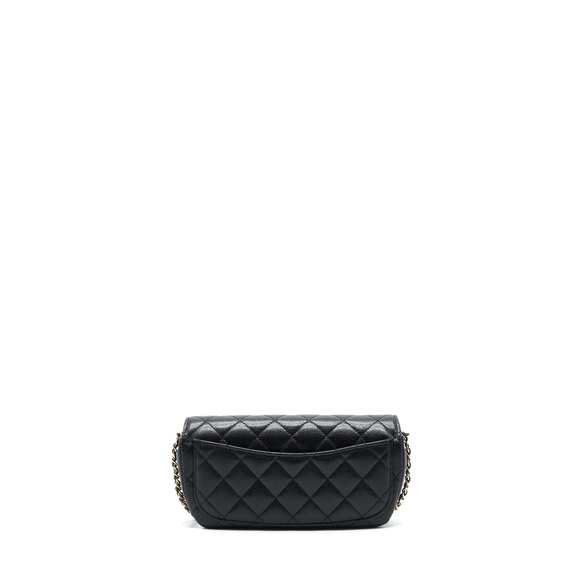Chanel Glass caviar LGHW Black Mini Bag