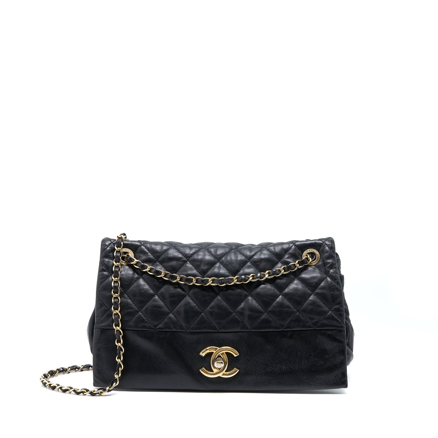 Chanel Quilted Seasonal Flap GHW Black Shoulder Bag