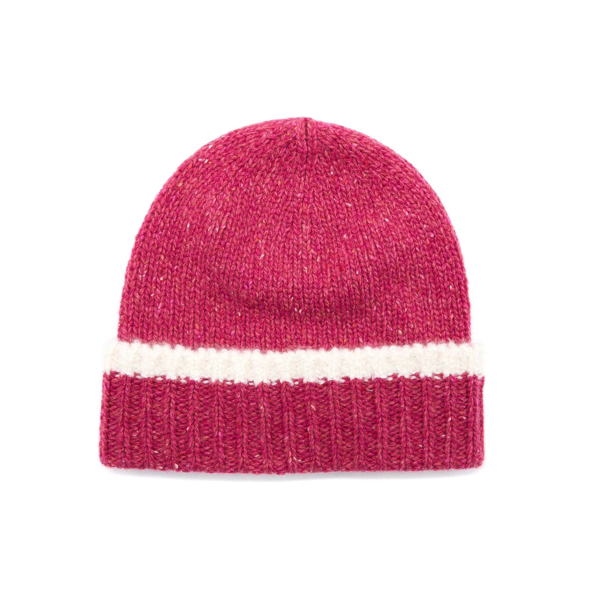 Chanel Beanie Hat Cashmere White Pink