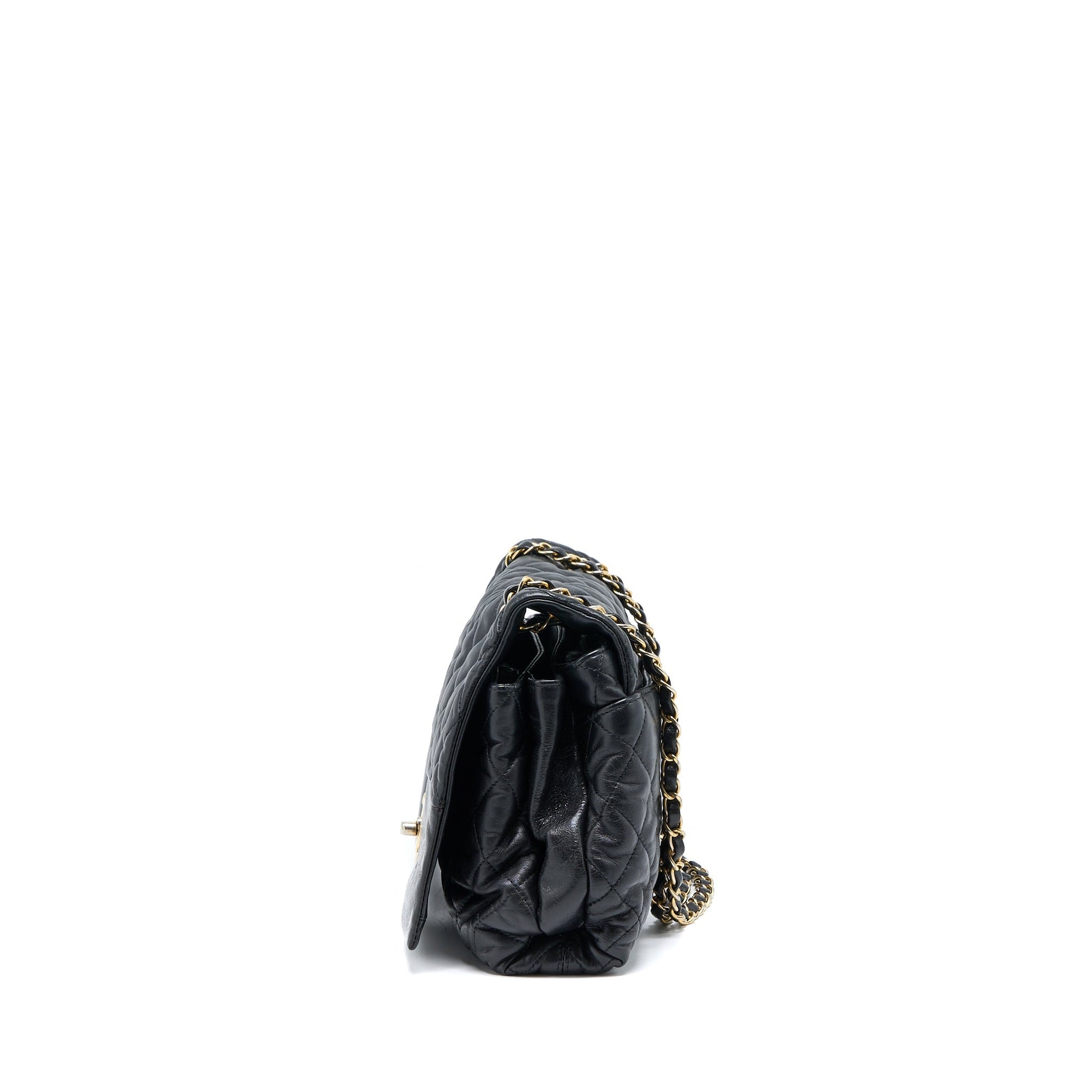 Chanel Quilted Seasonal Flap GHW Black Shoulder Bag