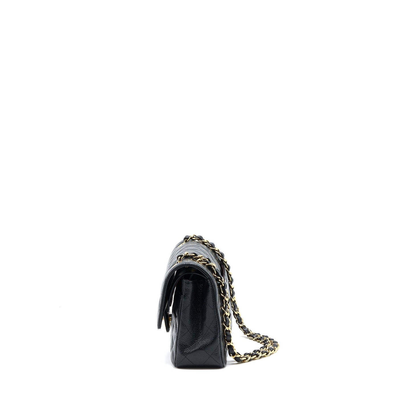 Chanel Classic Double Flap Caviar GHW Black Small Shoulder Bag Ghw 1