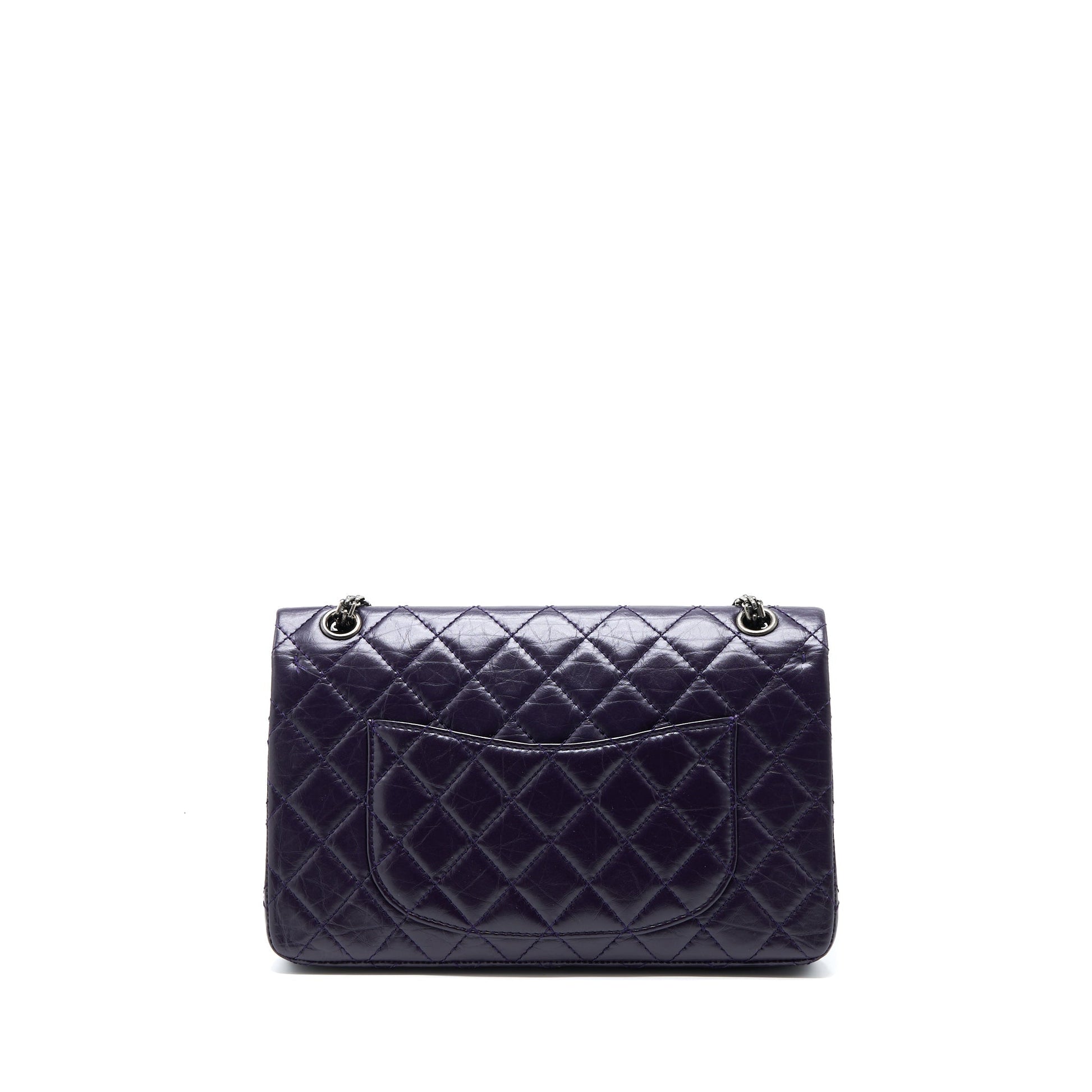 Chanel 2.55 Reissue Flap Aged Calfskin Dark Shoulder Bag