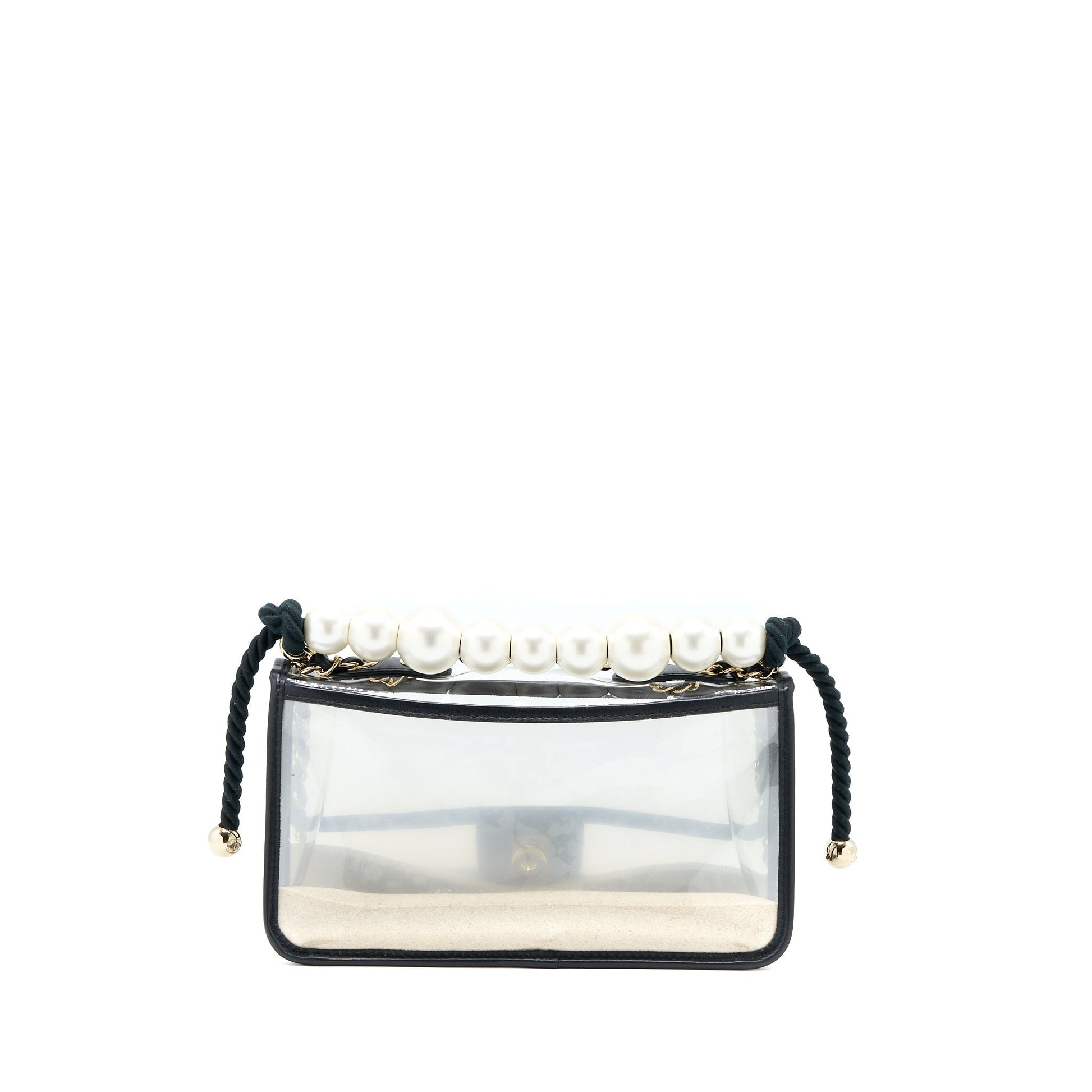 Chanel Sand By Sea Flap PVC Lambskin Shoulder Bag