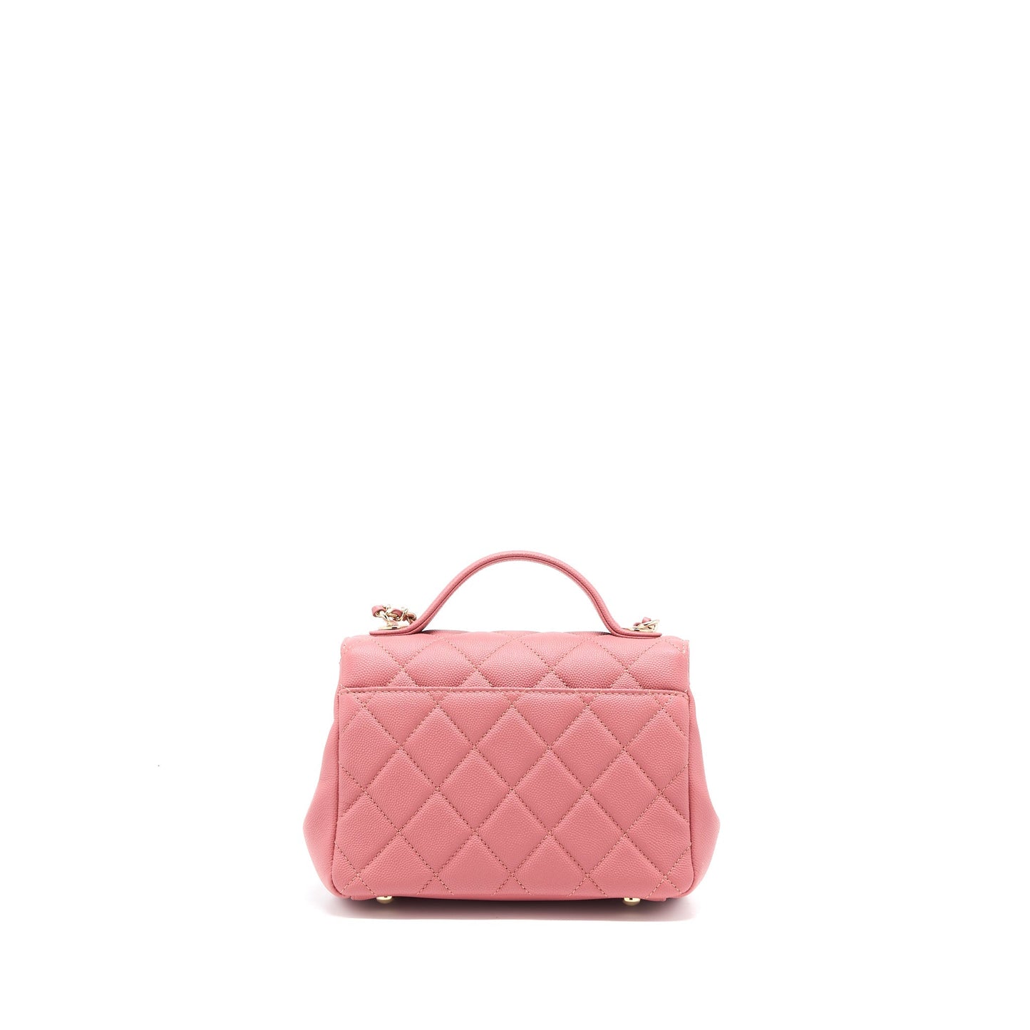 Chanel Business Affinity Caviar LGHW Pink Small Handbag