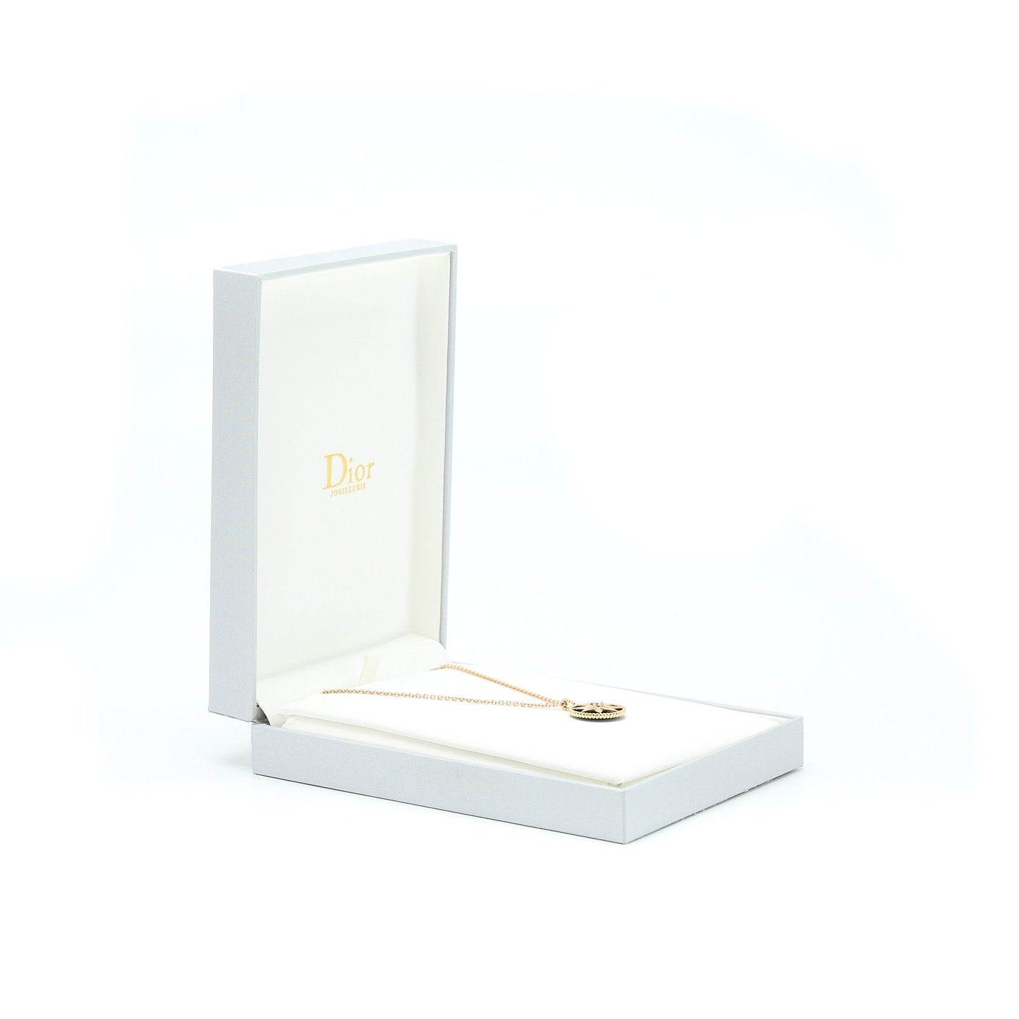 Dior Rose Des Vents Medallion Rose With Diamond Gold Large Travel Bag