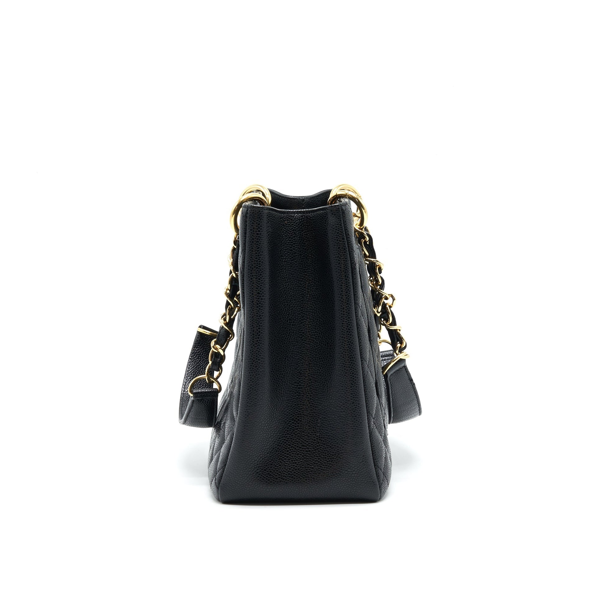 Chanel Grant Shopping Tote Bag GST Black Caviar GHW