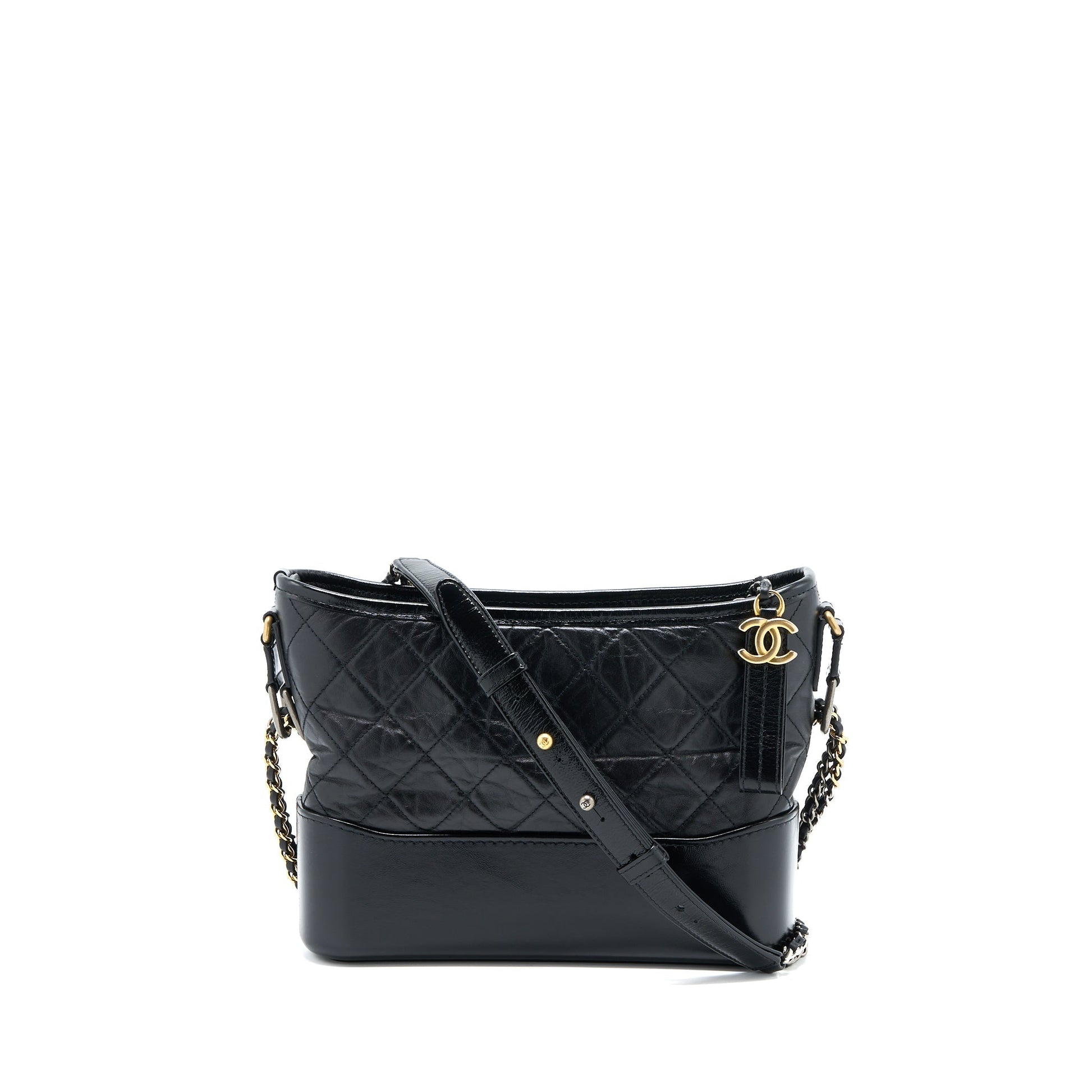 Chanel New Gabrielle Hobo Aged Smooth Calfskin Multicolour Shoulder Bag Hardware 1