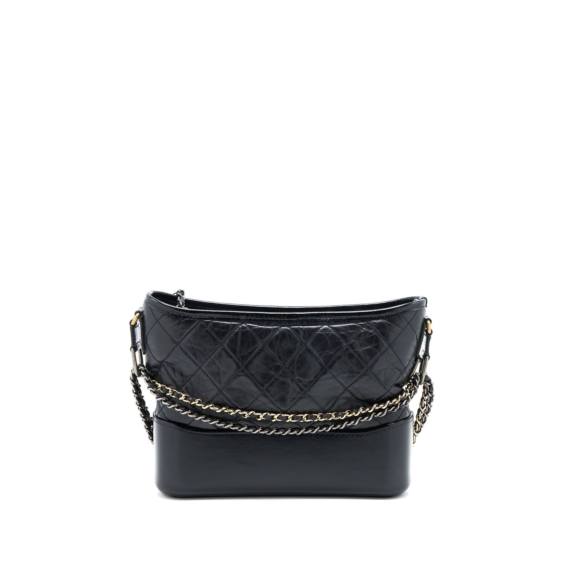 Chanel New Gabrielle Hobo Aged Smooth Calfskin Multicolour Shoulder Bag Hardware 1