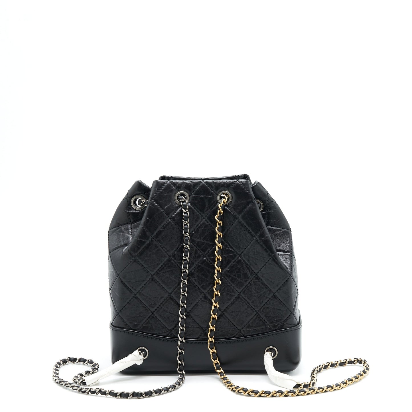 Chanel Gabrielle Backpack Calfskin Hardware Microchip Multicolour Small