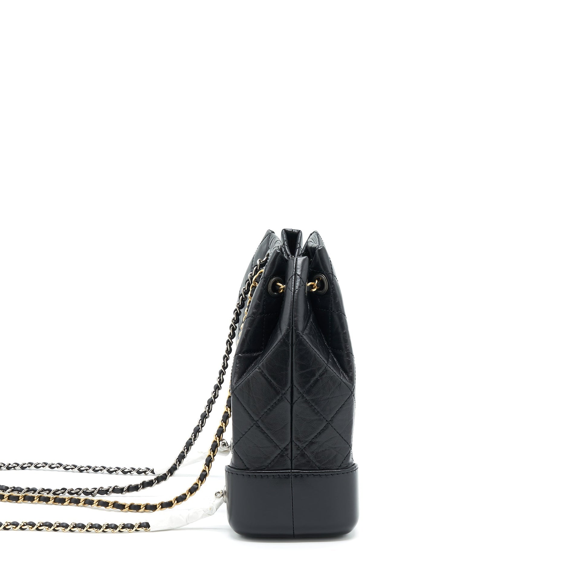 Chanel Gabrielle Backpack Calfskin Hardware Microchip Multicolour Small