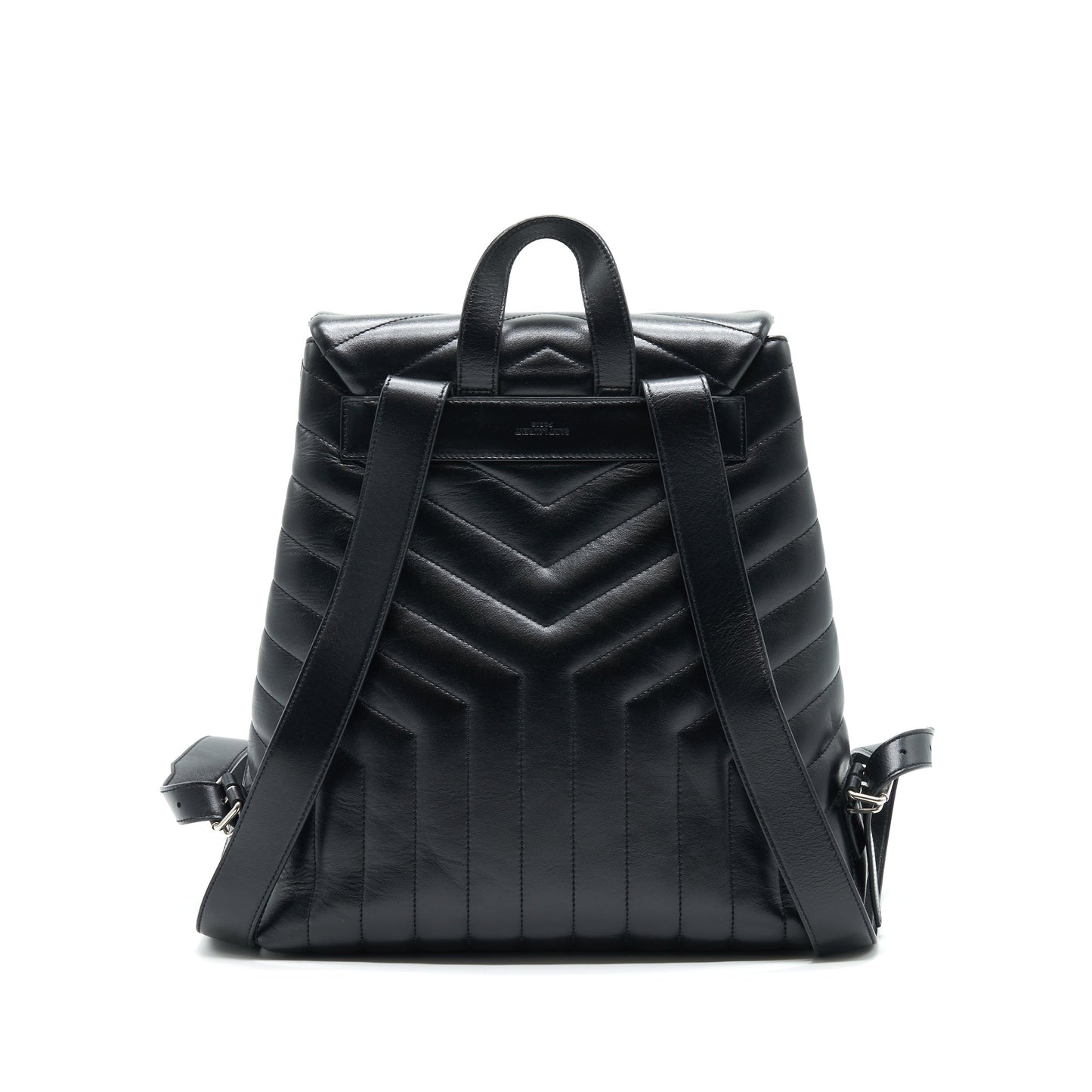 YSL Saint Laurent Saint Laurent Loulou Backpack Matelass Black Medium
